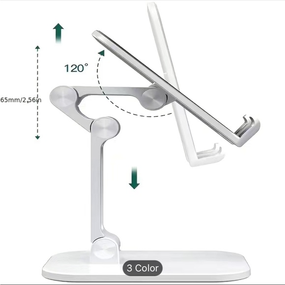 NIB Cell Phone/Tablet Stand - Folding, Lifting, Portable, Live Broadcast Stand - Picture 4 of 8